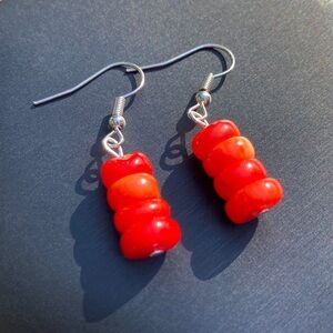 Coral Stack Drop Earrings - Women Jewelry